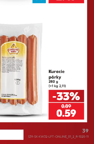 Kuracie párky