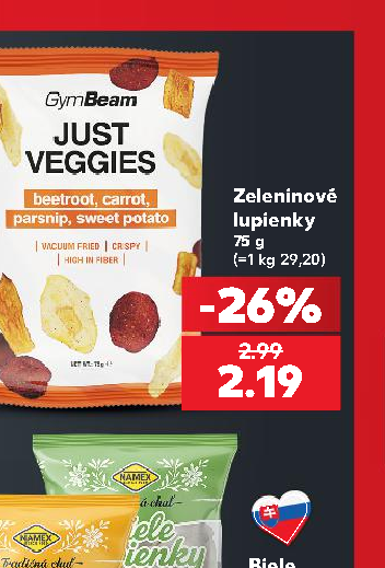 Zeleninové lupienky