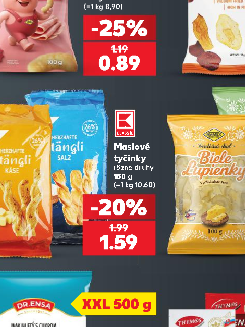 Maslové tyčinky