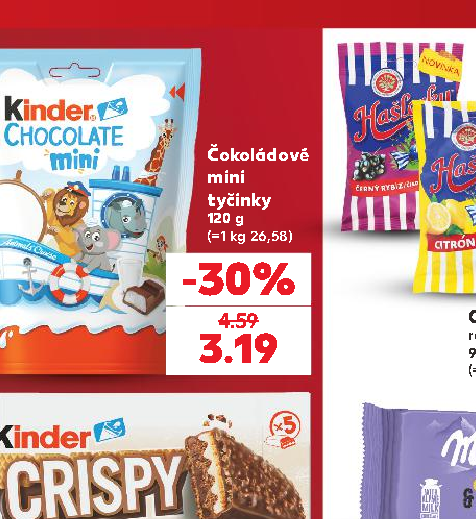 Čokoládové mini tyčinky