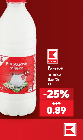 Čerstvé mlieko