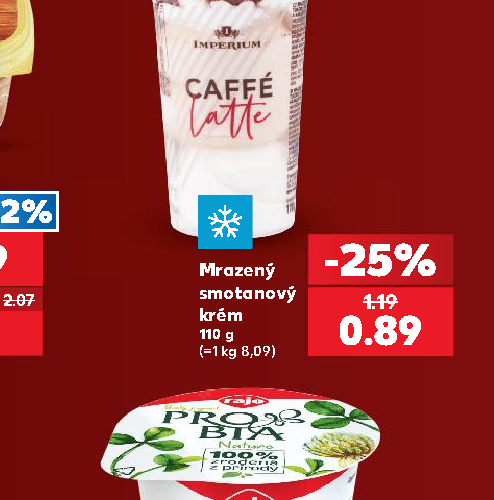 Mrazený smotanový krém