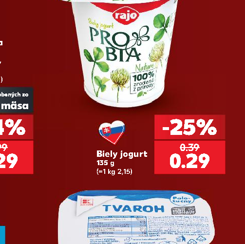 Biely jogurt