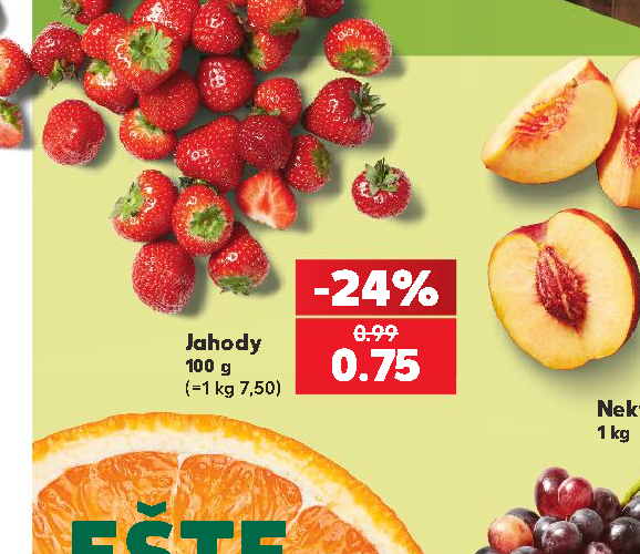 Jahody 100 g