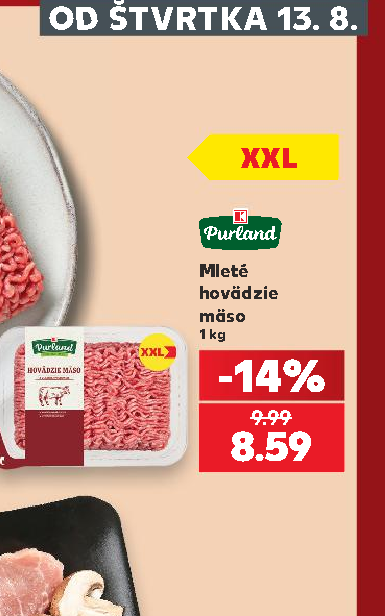 Mleté hovädzie mäso