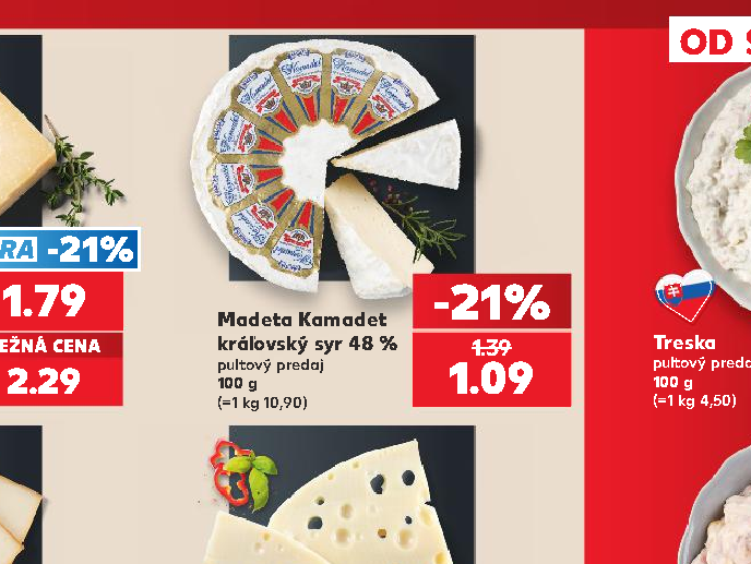 Madeta Kamadet kráľovský syr 48 %
