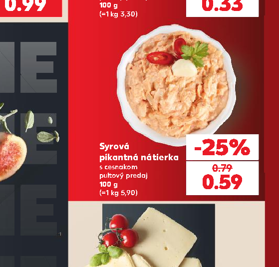 Syrová pikantná nátierka