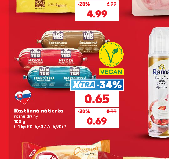Rastlinná nátierka