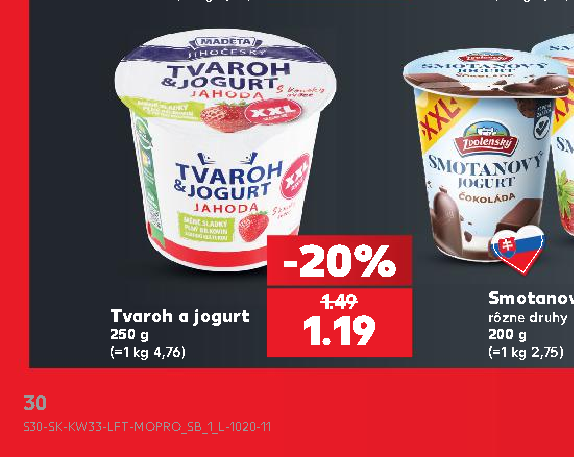 Tvaroh a jogurt