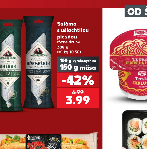 Saláma s ušľachtilou plesňou