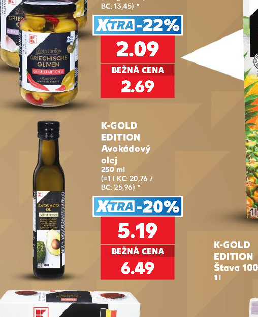 K-GOLD EDITION Avokádový olej
