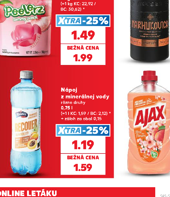 Nápoj z minerálnej vody