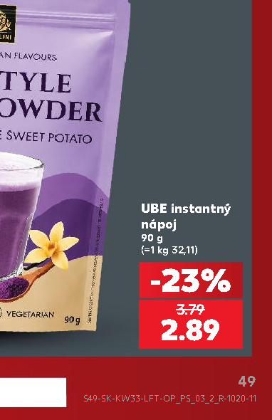 UBE instantný nápoj