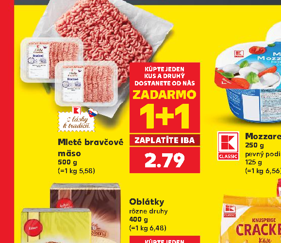 Mleté bravčové mäso