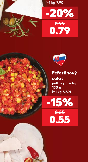 Feferónový šalát