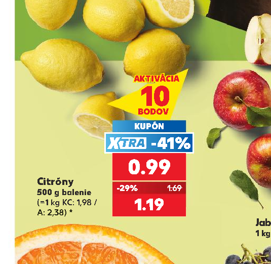 Citróny 500 g balenie