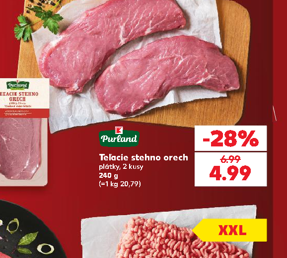 Teľacie stehno orech