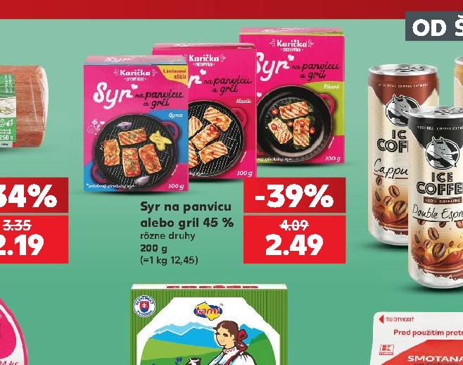 Syr na panvicu alebo gril 45 %