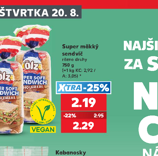 Super mäkký sendvič