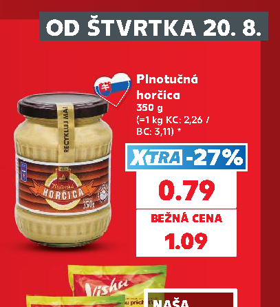 Plnotučná horčica
