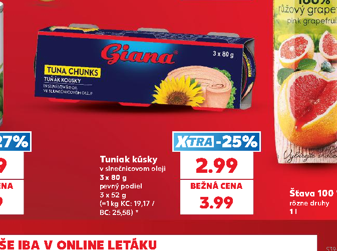 Tuniak kúsky
