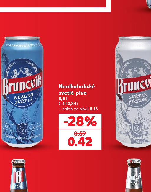 Nealkoholické svetlé pivo