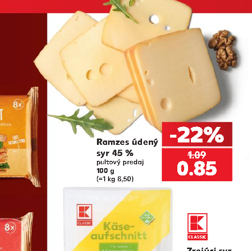 Ramzes údený syr 45 %