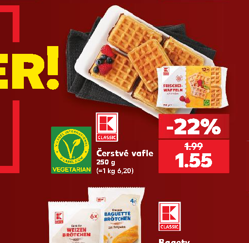 Čerstvé vafle