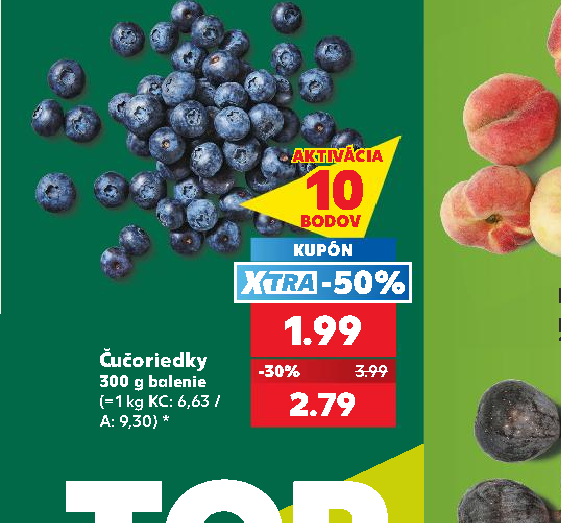 Čučoriedky 300 g balenie