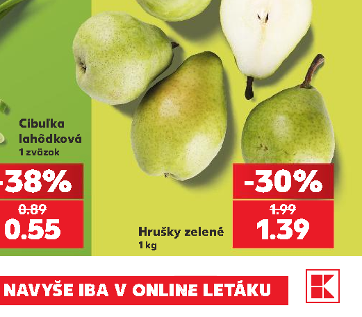 Hrušky zelené