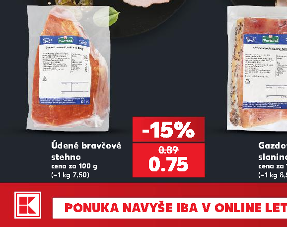 Údené bravčové stehno