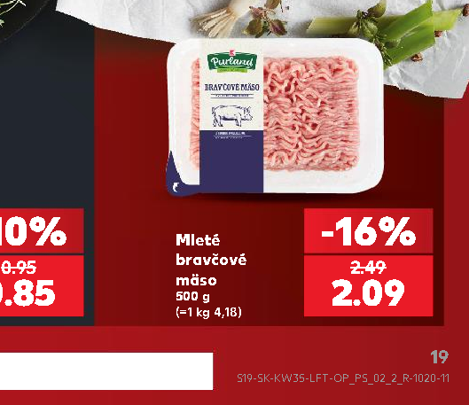 Mleté bravčové mäso