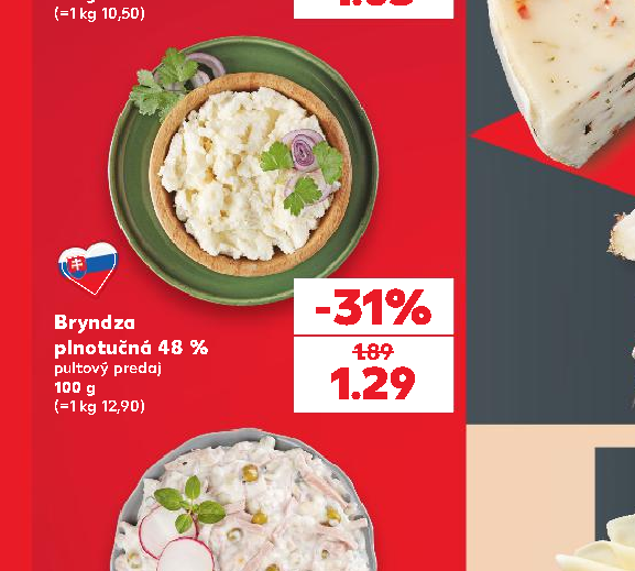 Bryndza plnotučná 48 %