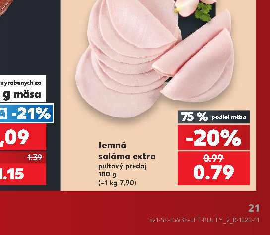 Jemná saláma extra