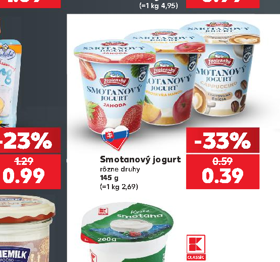 Smotanový jogurt