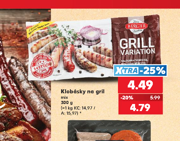 Klobásky na gril