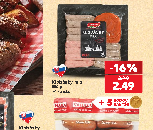 Klobásky mix