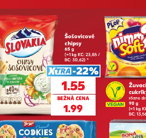 Šošovicové chipsy