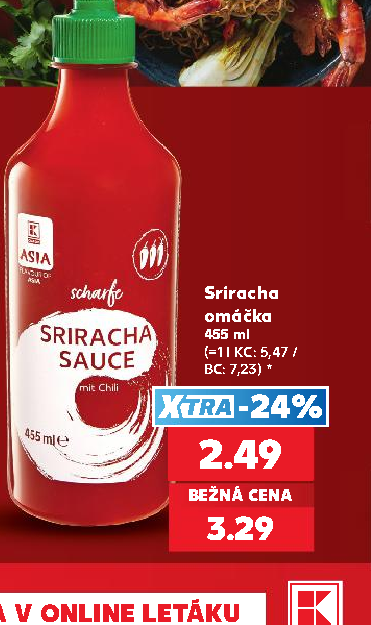 Sriracha omáčka