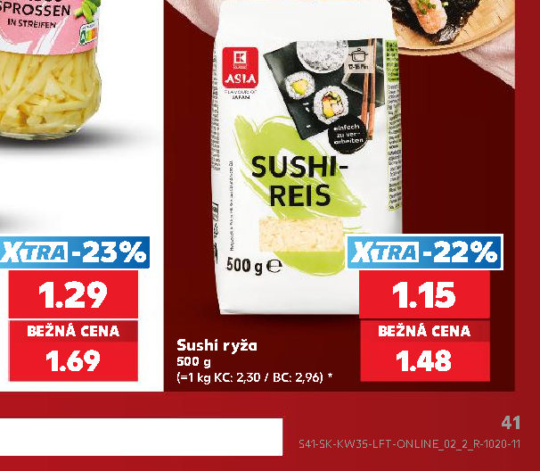 Sushi ryža