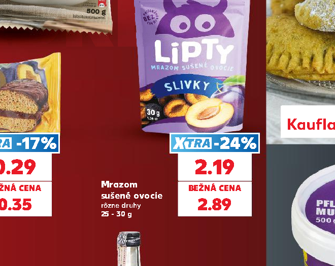 Mrazom sušené ovocie