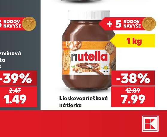 Lieskovooriešková nátierka