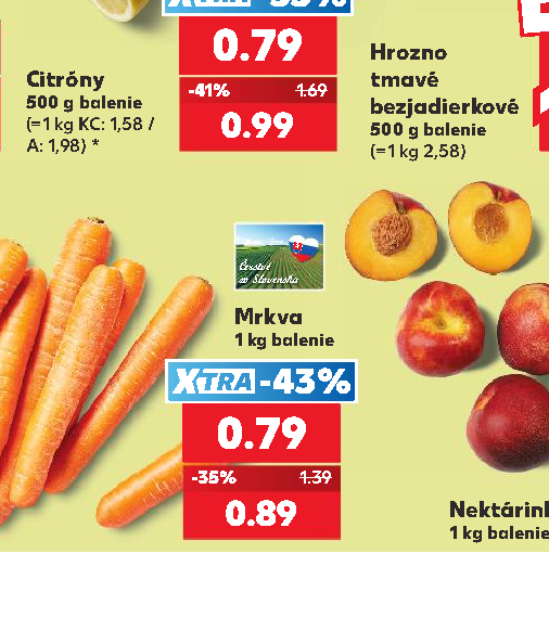 Mrkva 1 kg balenie