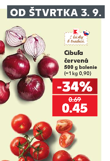 Cibuľa červená 500 g balenie