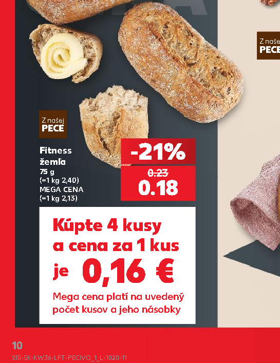 Fitness žemľa