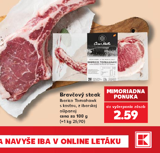 Bravčový steak