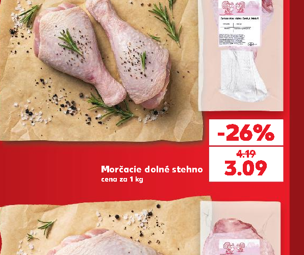 Morčacie dolné stehno