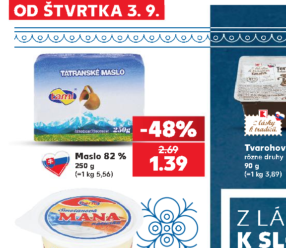 Maslo 82 %