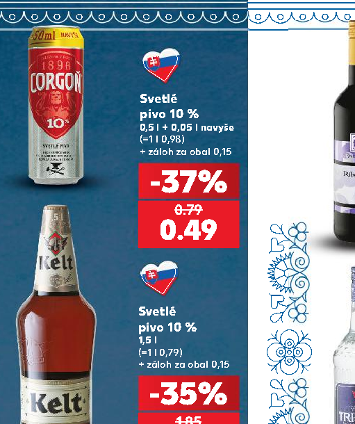 Svetlé pivo 10 %