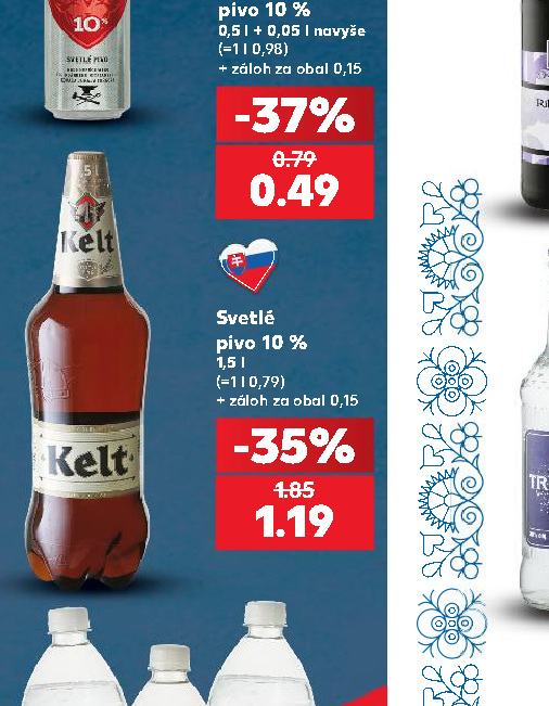 Svetlé pivo 10 %